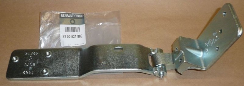   Charnière de porte arrière Renault Master II inférieure droite 180 degrés , 8200521889