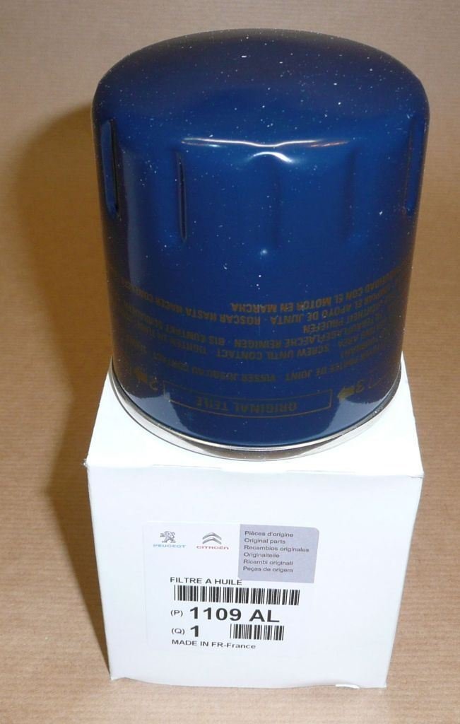 Filtre à huile Citroën Berlingo, Citroën C5, Citroën C8 1.2 VTI/THP, 1109.AL, 1109AL