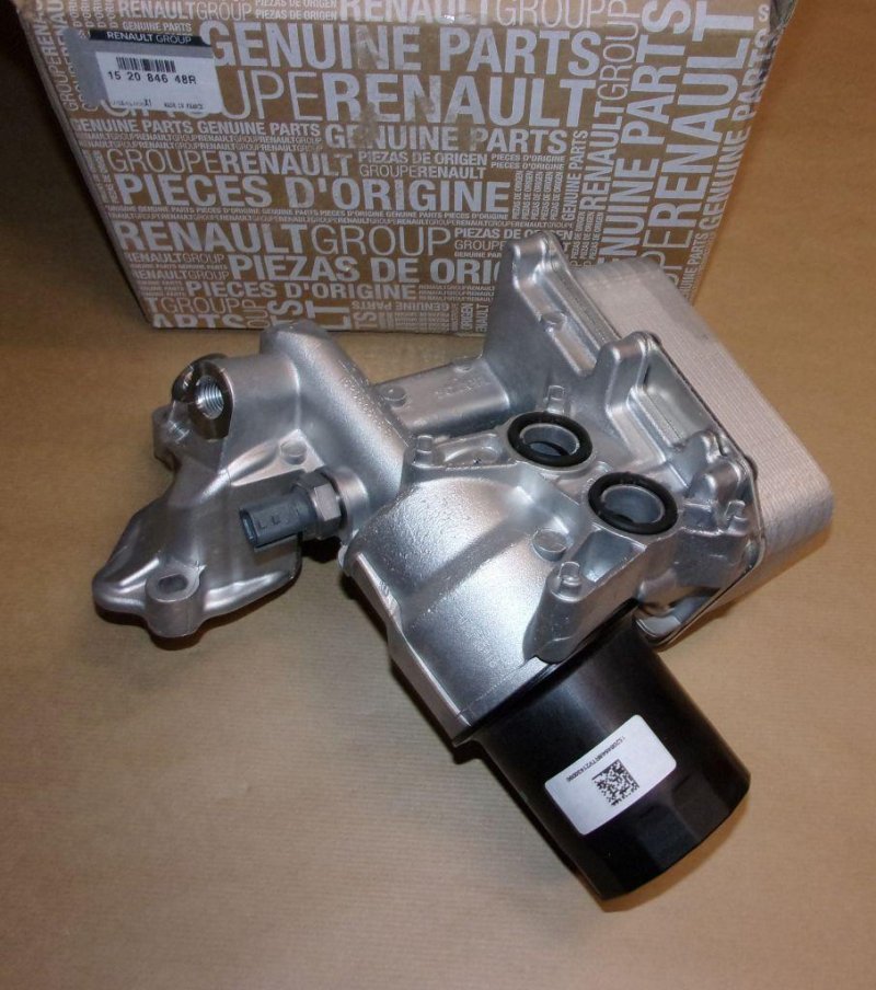 Carter de filtre + radiateur d'huile Renault Trafic III, 152084648R, 