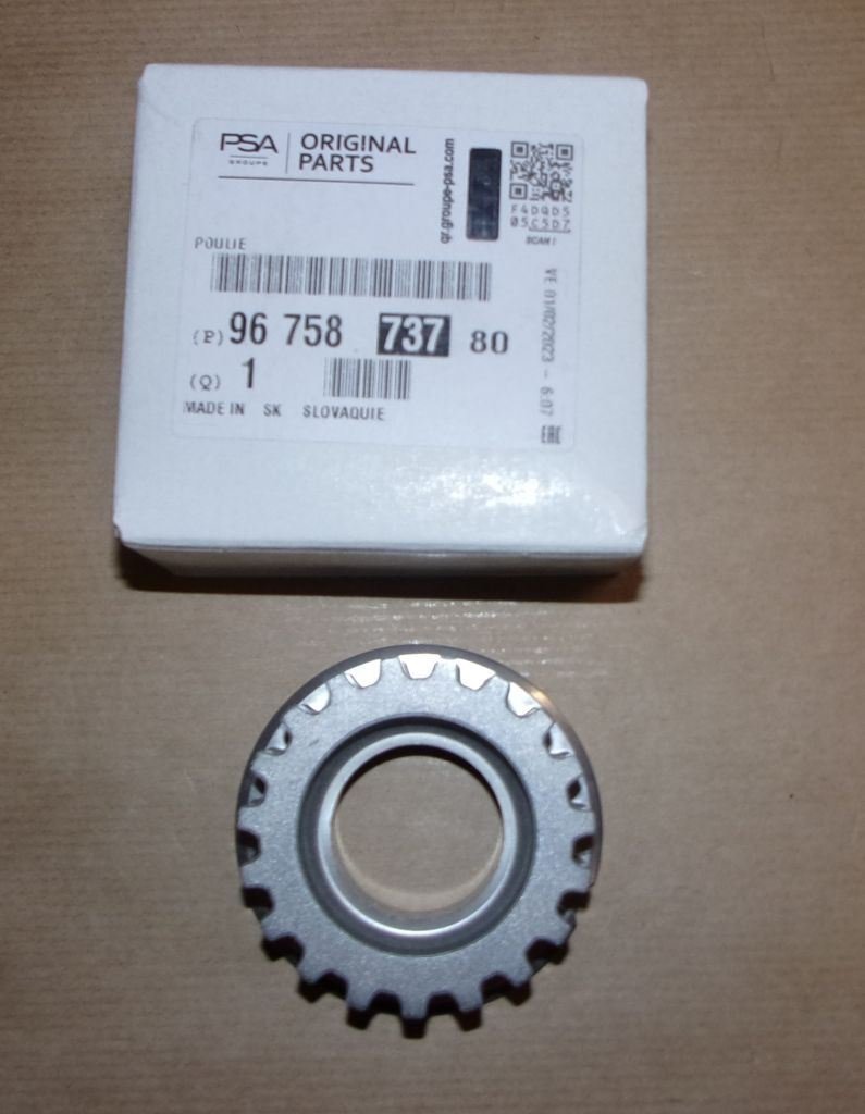 Pignon de vilebrequin Citroën Berlingo III 1.2, 9675873780, 9675873780,