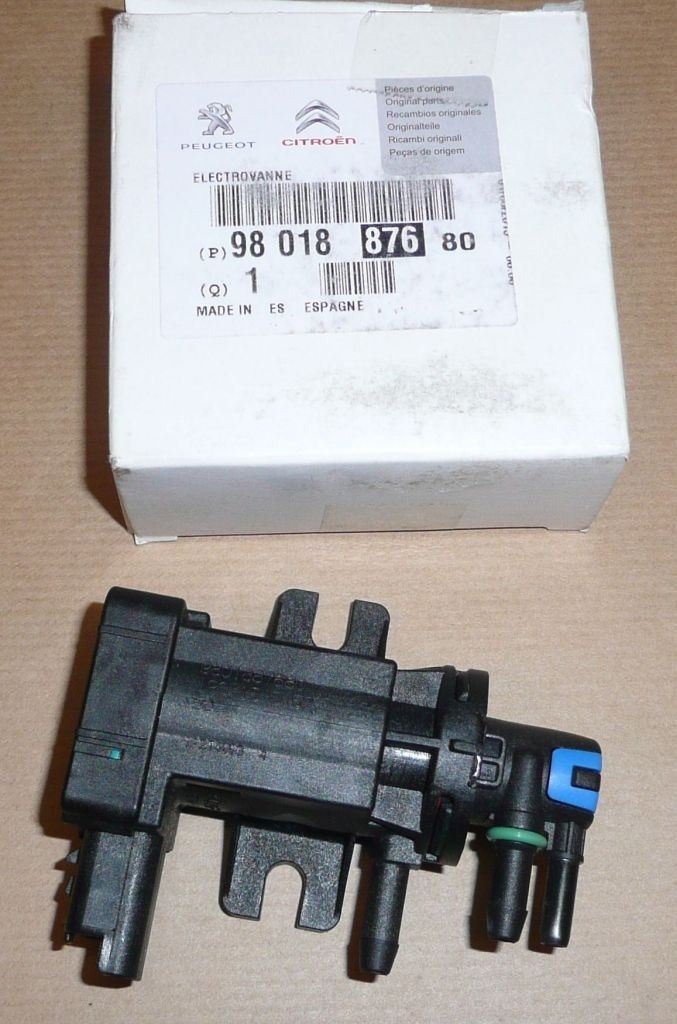 Électrovanne turbo Citroën C3, Peugeot 207 1.6/2.0 HDI, 9801887680