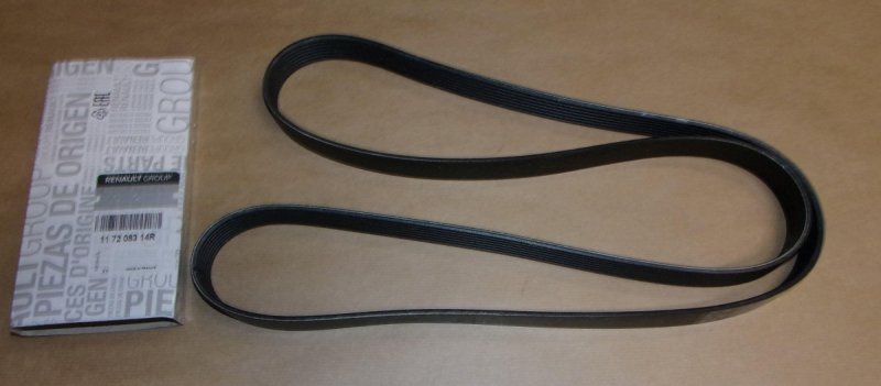 Courroie d'alternateur 7PK1684 Renault Espace V, Kadjar, 117208314R, 