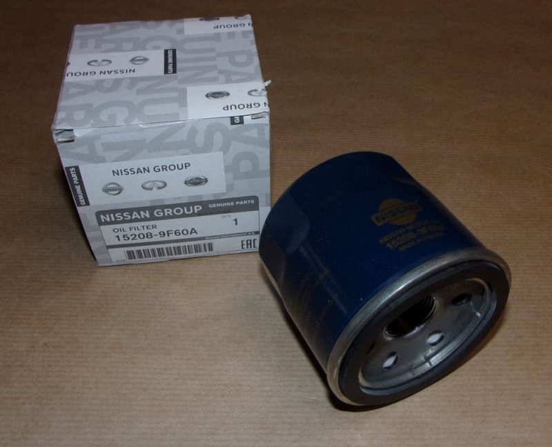 Filtre à huile Renault Clio III, Espace IV, Koleos, 152089F60A, 