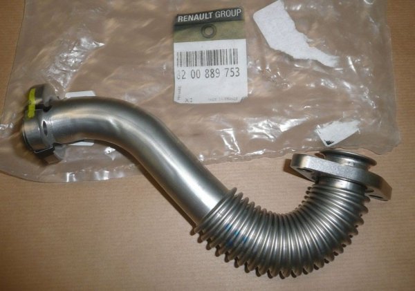 inal rohr recirculation des gaz d'échappement Renault Master III 2.3 DCI, 8200889753, 1412000Q0F