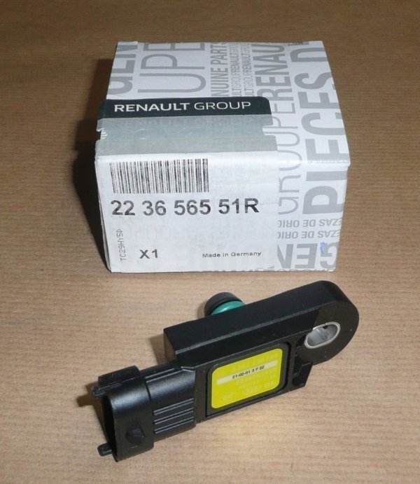 Capteur de pression d'origine Renault 1.6/2.3DCI biturbo, 223651975R, 223656551R