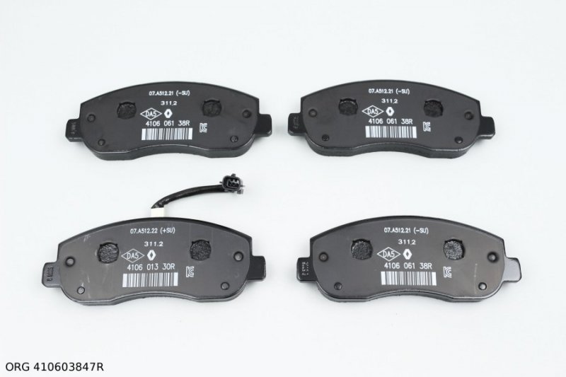 Plaquettes de frein d'origine RENAULT MASTER 10- AVANT, 410603847R, 410603847R