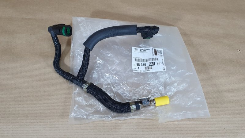 Conduite de retour d'injecteur d'origine PSA 1.5, 9831056180