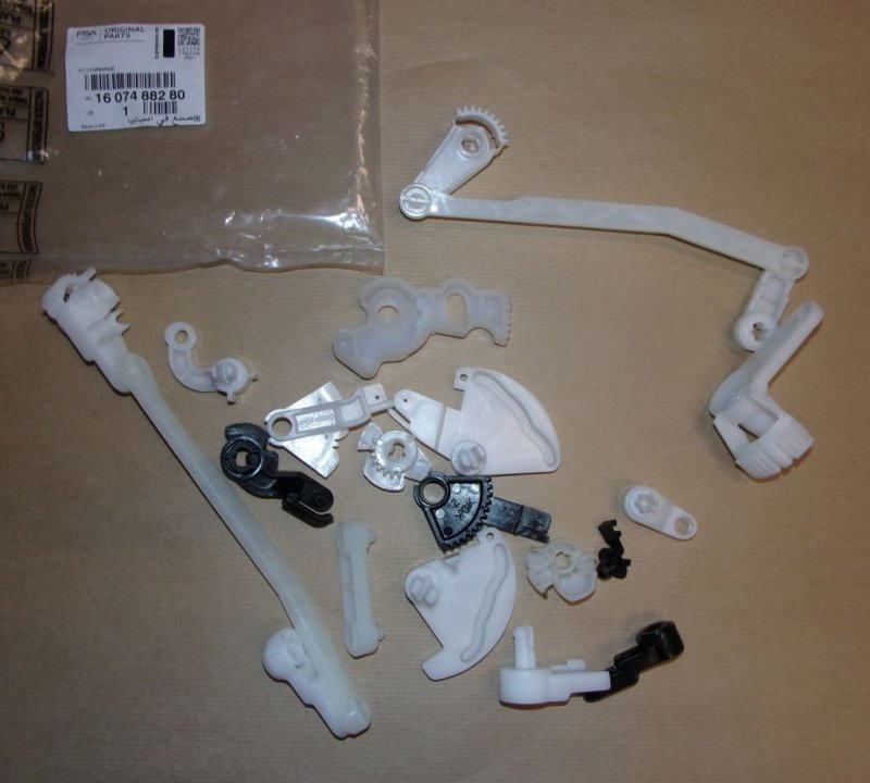 KIT DE RÉPARATION DE VOLETS DE SOUFFLAGE Citroën C4 PICASSO C BERLINGO III P PARTNER III ,  1607488280