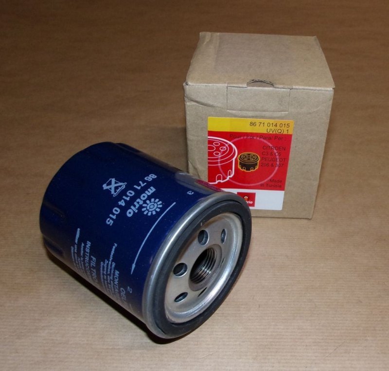 Original  Filtre à huile Citroën AX, Saxo, Xantia, XM, ZX, Peugeot 106, Citroën Berlingo, C-Elysee, Peugeot 205, 206, 306 , 8671014015