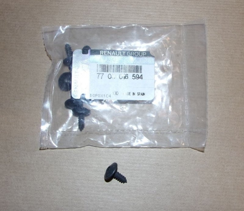 Original  Vis de support de pare-chocs Renault Espace V , 7703016594