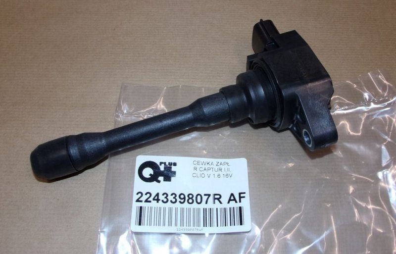 Bobine d'allumage Renault Captur I, II, Clio V 1.6 16V, 224339807R, 