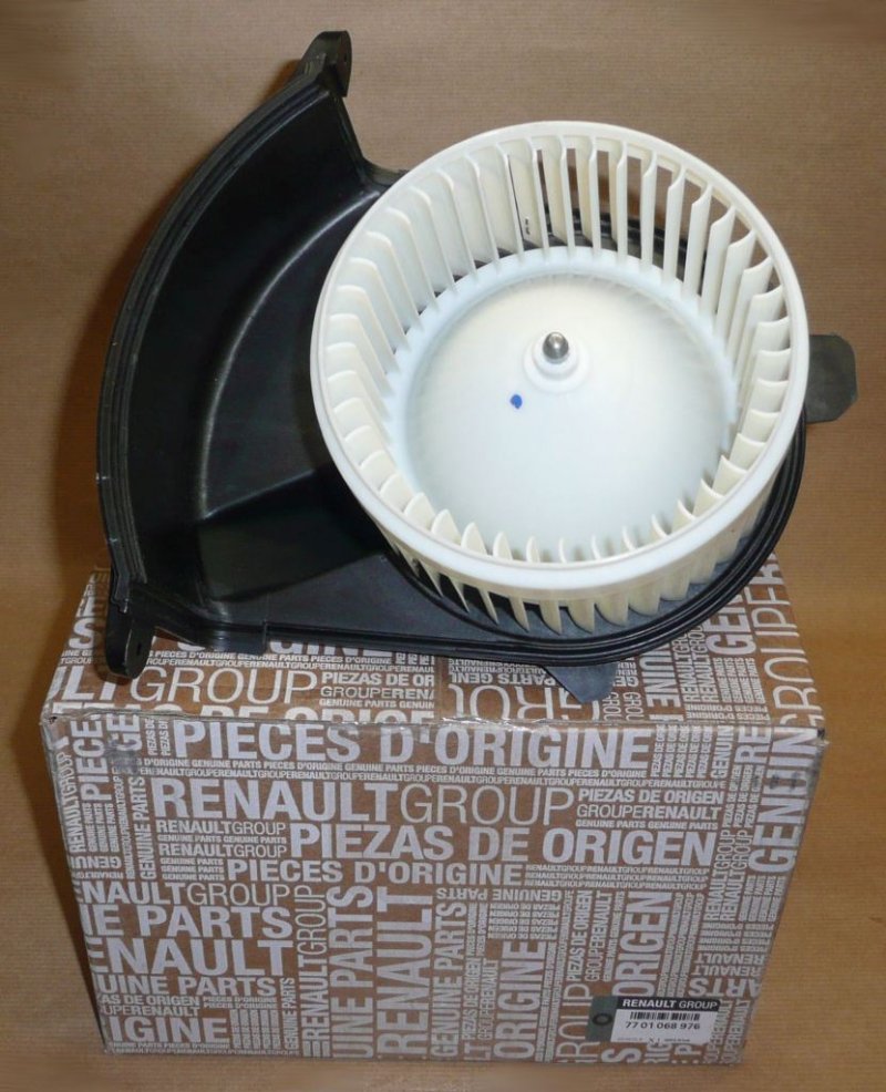 Original  Soufflante de chauffage Renault Kangoo II, Master III ,  7701068976
