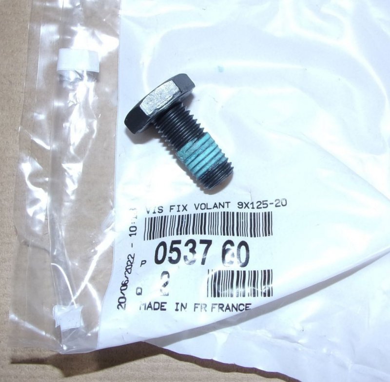 Boulon de volant bimasse PSA 1.6 HDI, 0537.60, 053760