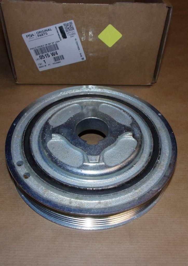 Poulie de vilebrequin Citroën C5 (X7), Peugeot 508 2.2 HDI, 0515.W4, 0515W4