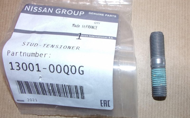 Goujon d'arbre à cames Renault Avantime, Fluence, 8200778847, 