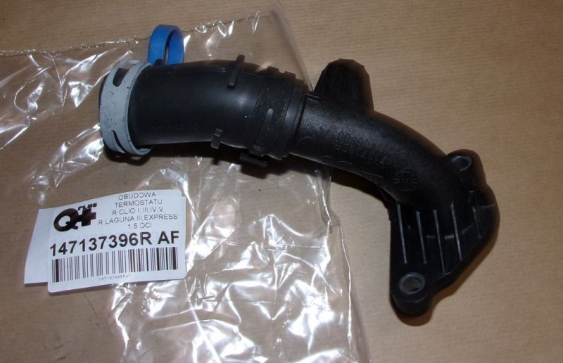 Boîtier de thermostat Renault Laguna III 1.5DCI, 147137396R, 
