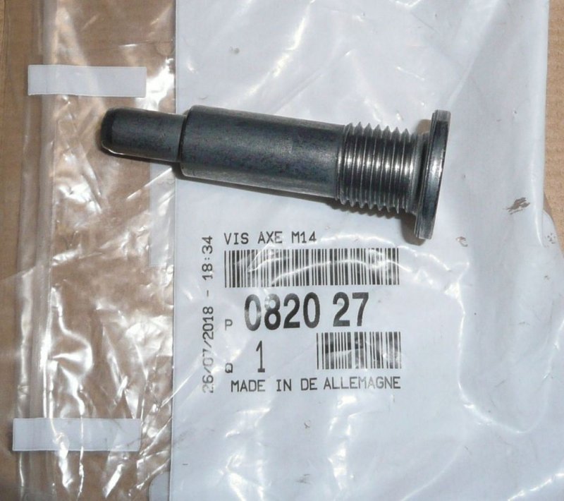 Boulon de glissière de distribution Peugeot Citroën, 0820.27, 082027
