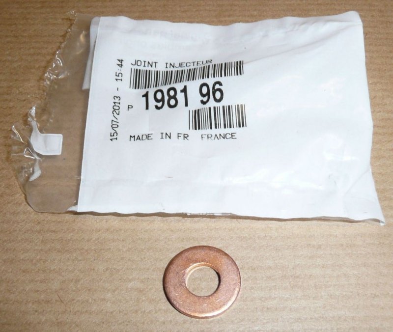 Rondelle d'injection Citroën, Peugeot 1.4 HDI, 1981.96, 198196