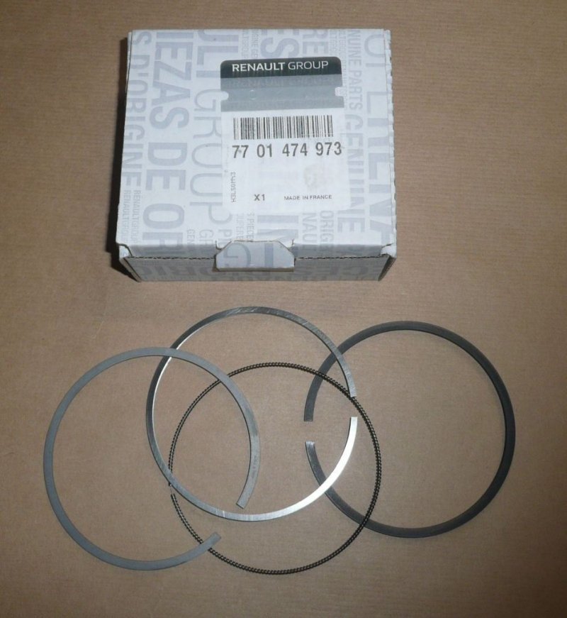 Original  Segments de piston Renault Master II 2.2DCI Renault Espace III, IV, Laguna II, Vel Satis ,  7701474973