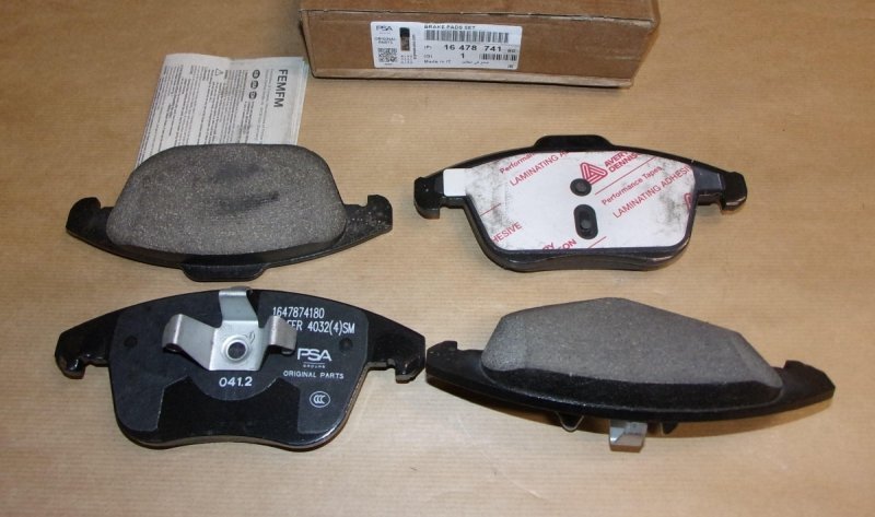 Original  Plaquettes de frein Citroën C4, Peugeot 207, Peugeot 208, Peugeot 307 avant 03|} Peugeot 308, Peugeot 3008, Peugeot RCZ système de freinage ATE ,  1647874180