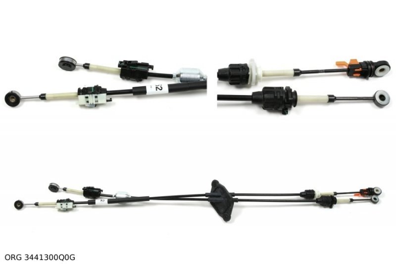 Câble de commande de boîte de vitesses manuelle Renault Master III Opel Movano B 2010- , 3441300Q0G , 349352849R , 349351730R