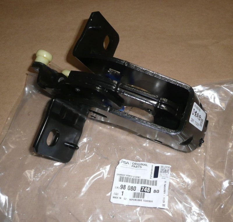 Chariot central des portes latérales Citroën Jumpy IV, 9839367880, 9839367880, 