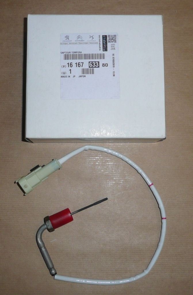 Capteur de température des gaz d'échappement Citroën Jumper III 3.0HDI Citroën Nemo 1.3HDI Peugeot Boxer II,III 3.0HDI 10|} Euro 5  ,  1616763380