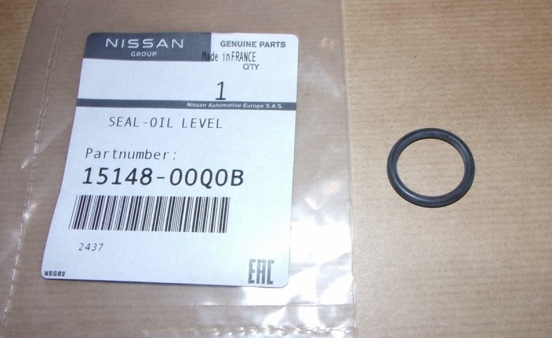 Joint de jauge d'huile Renault Master III 2.3D, 1514800Q0B, 