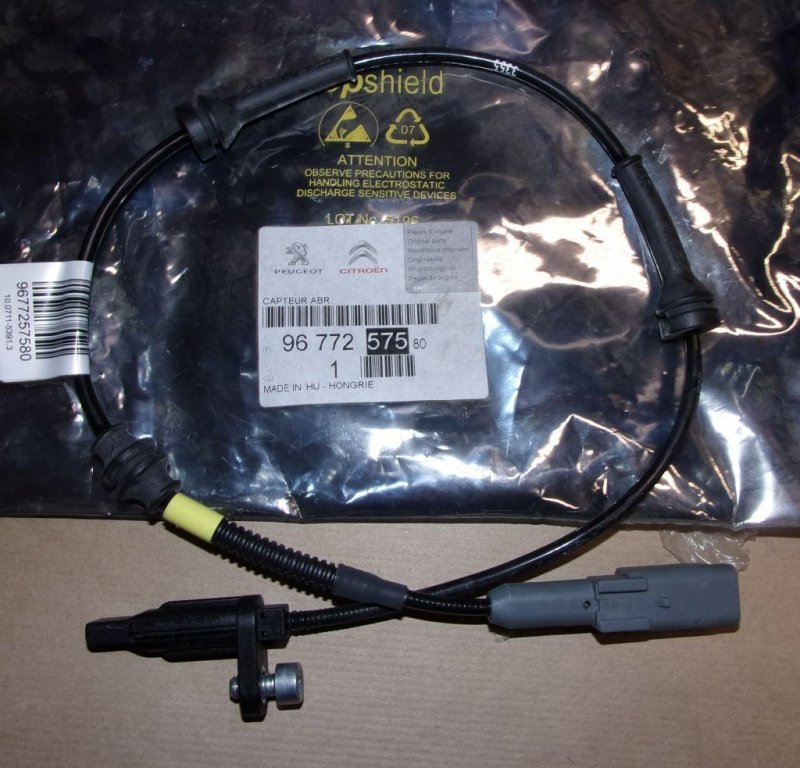Capteur ABS Citroën DS5 11-15 arrière gauche=droite Hybride, 9677257580, 9677257580, 