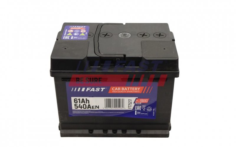 BATTERIE - 61AH 540A 242X175X190 P+