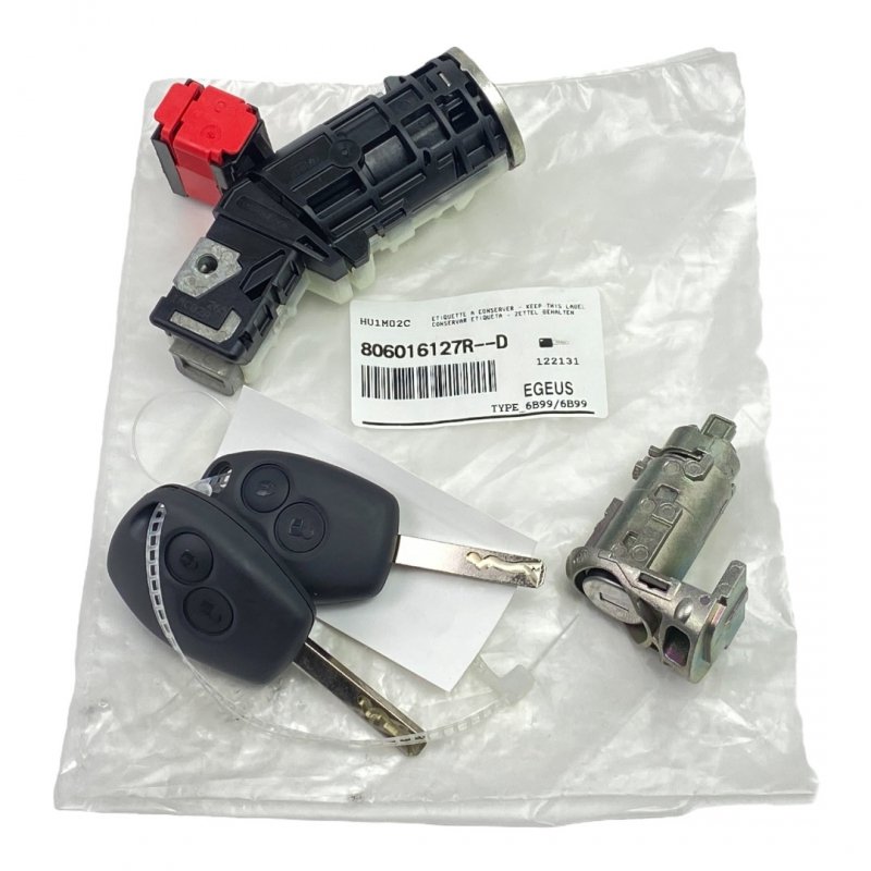 d’origine Contacteur de démarrage , 2 clés, barillet de serrure Trafic III Master III Kangoo II Clio III modus , 806016127R 