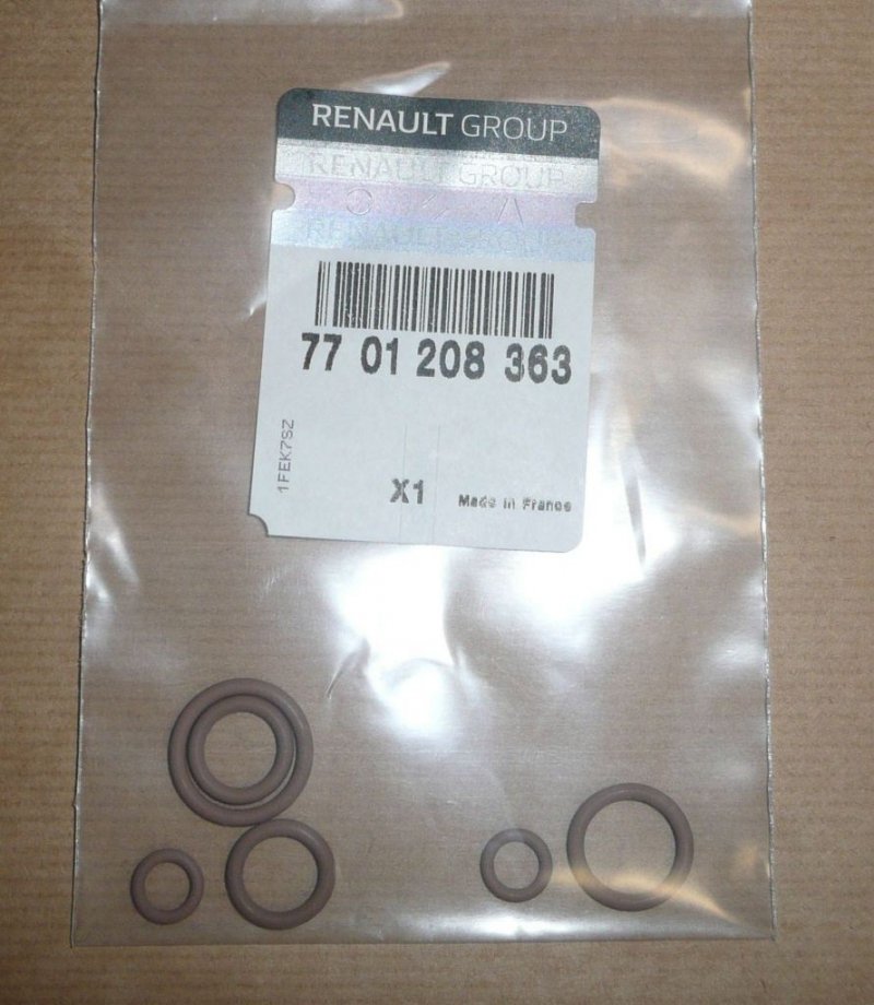 Original  Joints du système de climatisation Renault ,  7701208363