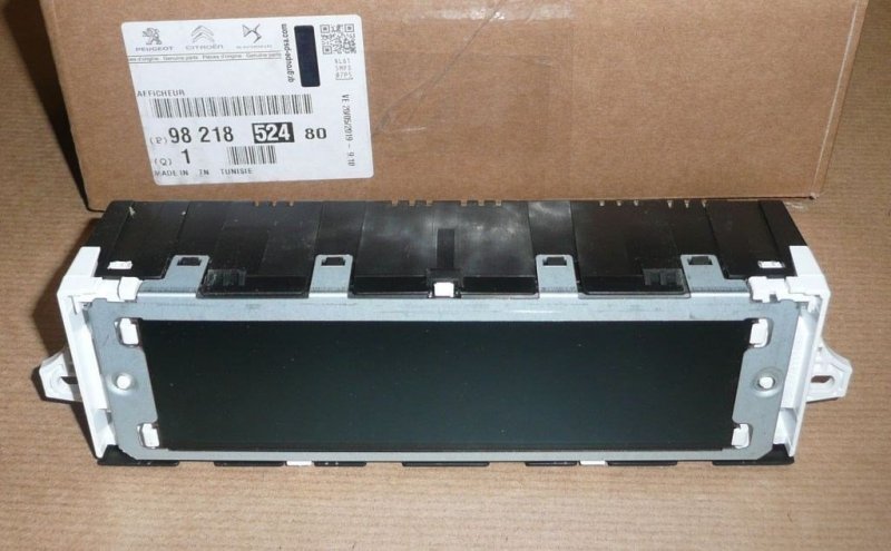 Affichage d'ordinateur de bord PSA Citroën Peugeot d'origine C5 3 207 307 308 9821852480, 9821852480