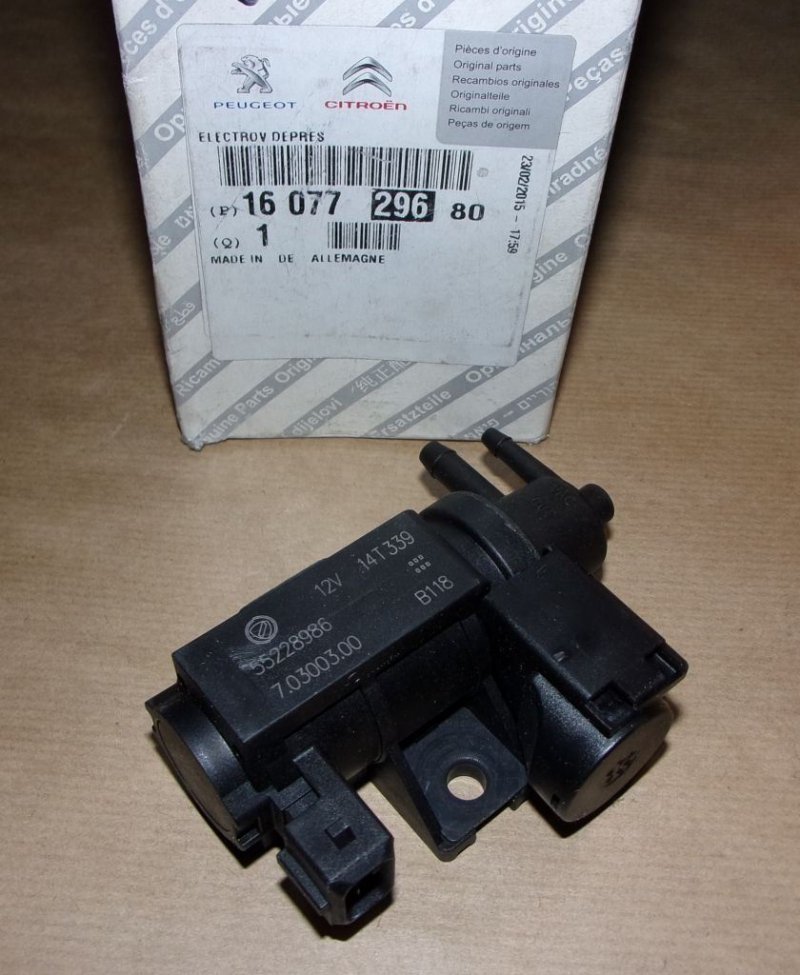 ÉLECTROVANNE TURBO PEUGEOT BOXER III 3.0 HDI ,  1607729680
