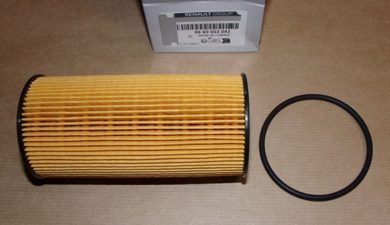 Original  Filtre à huile Renault Master III, IV 2.3DCI, Renault Espace IV, Renault Laguna II, III, Renault Koleos, Renault Latitude, Renault Mégane II, III, Renault Scénic II, III, Renault Trafic II , 8660003043