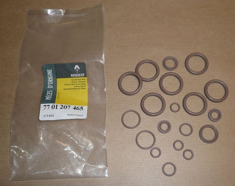 Original Renault jeu de joints toriques climatisation Clio II Kangoo Laguna I , 7701207465