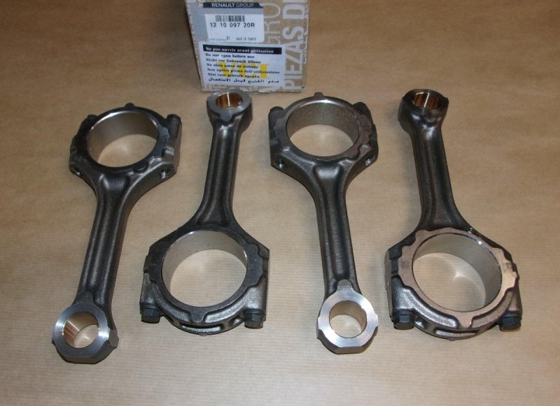 Bielles complet 4 pièces Renault Megane III 2.0DCI, 121009720R, 