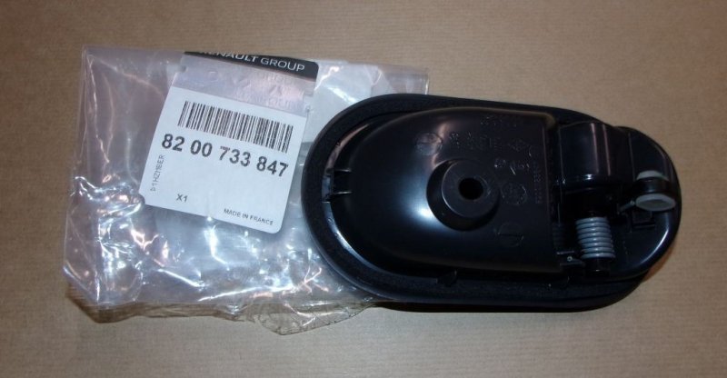 Original  Poignée intérieure de porte Duster, Logan, Dokker droite noire , 8200733847