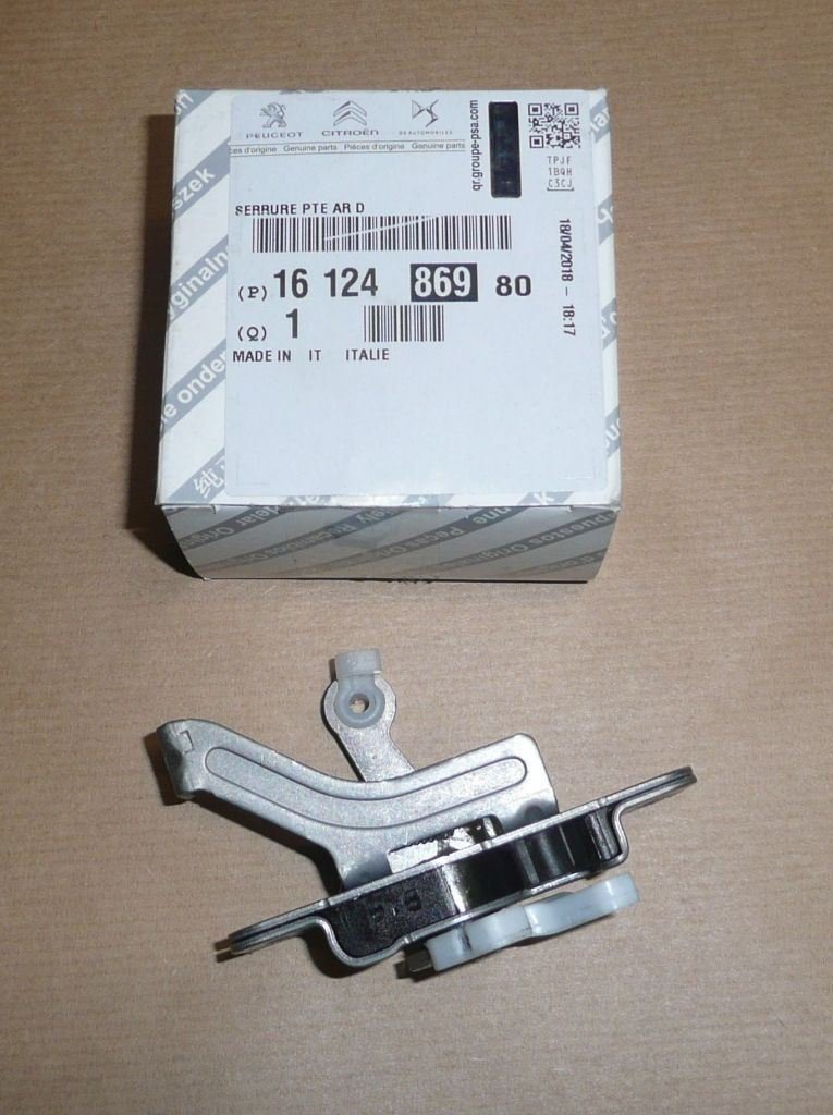 Verrou de porte coulissante Citroën Jumper, Peugeot Boxer porte coulissante du côté droit du véhicule, serrure supérieure de porte, aménagement moyen 06|}  ,  1612486980