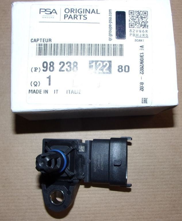 Capteur de pression du collecteur d'admission Citroën Berlingo 1.2 VTI, 9823812280, 9823812280,