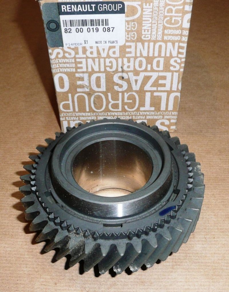 Original  Pignon de 2ème vitesse Renault Master II,III Renault Trafic II,III Renault Megane II,III Renault Scenic IV Renault Espace V PK6/PF6 38/27 dents , 8200019087