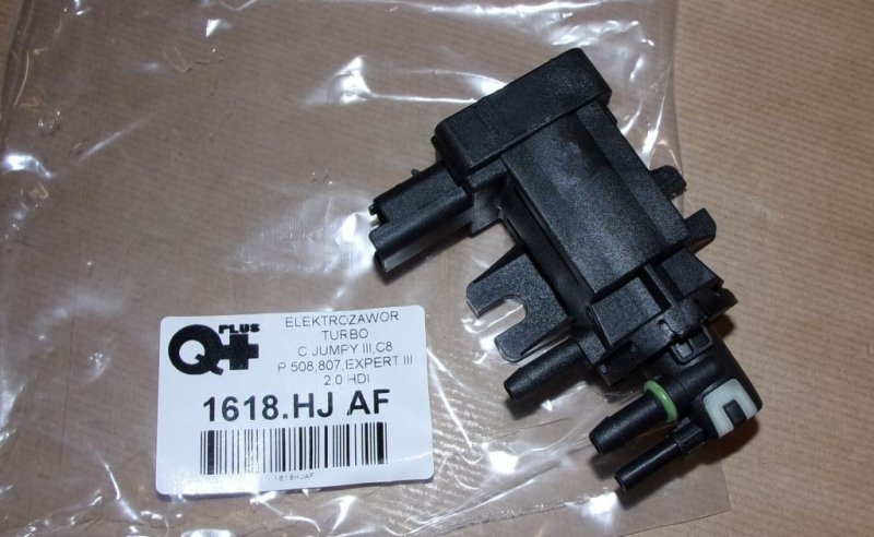 Électrovanne turbo Citroën Jumpy III 2.0 HDI, 1618.HJ, 1618HJ
