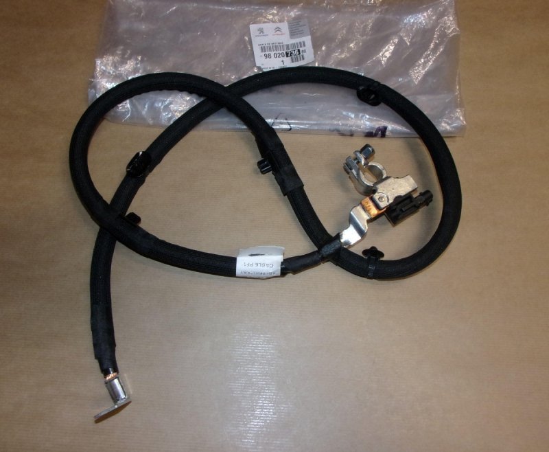 Borne négative Citroën C3 Picasso, 9802073680, 9802073680, 