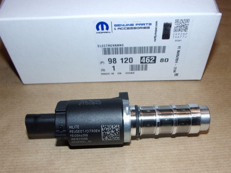  Électrovanne de distribution à calage variable Citroën DS3, 9812046280, 9812046280, 