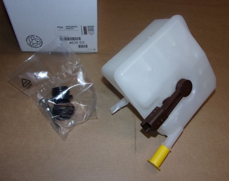 Original Réservoir d'expansion, liquide de frein PEUGEOT , 4635E5 , 4635.E5