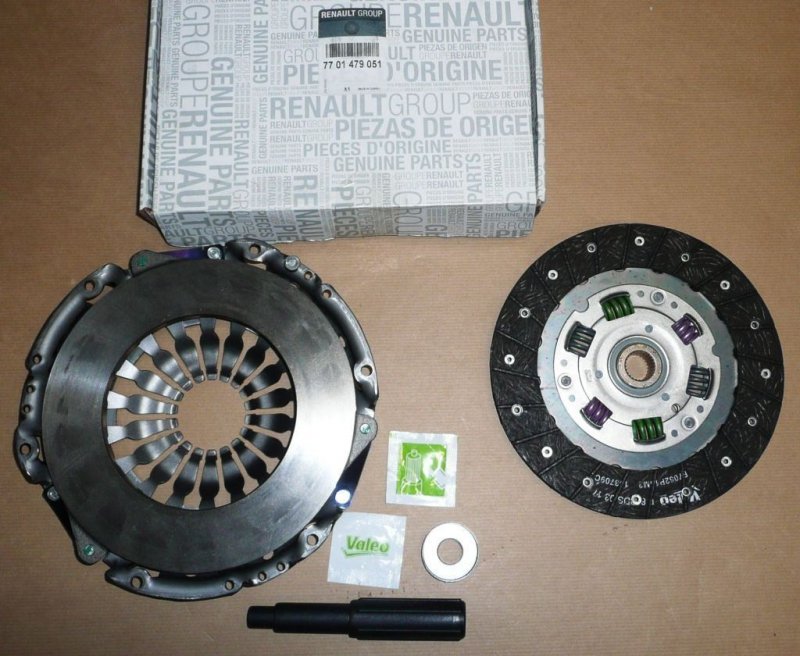 Original  Kit d'embrayage complet Renault Kangoo II, Clio II 1.6 Renault Megane, Scenic, 19, Dacia Dokker, Lodgy, Logan I, II, Sandero I, II , 7701479051