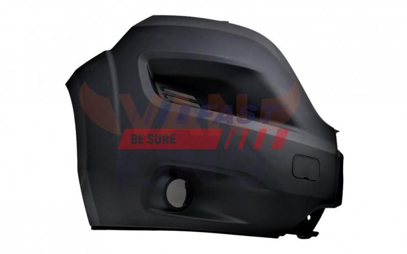 PARE-CHOCS FIAT DUCATO 14> AVANT DROIT NOIR, HALOGENES LIGHT 18>