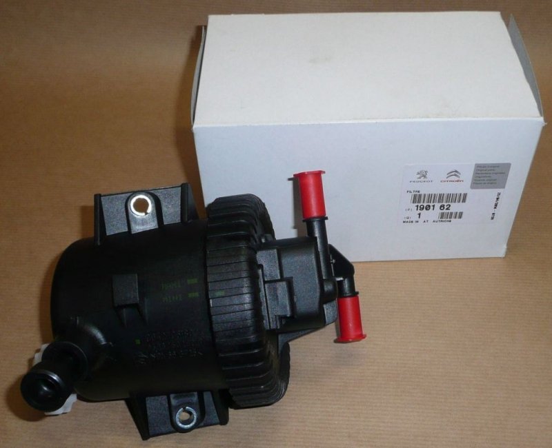 Boîtier de filtre à carburant Citroën C5, Peugeot 206, Peugeot 307 2.0 HDI, 1901.62, 190162