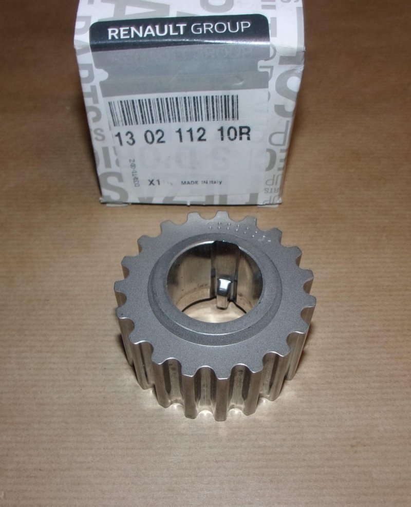 Poulie inférieure de distribution Renault 1.4 16V, 1.6 16V, 130211210R, 