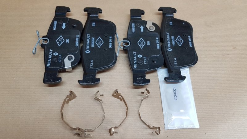 Plaquettes de frein arrière d'origine Renault Captur II 1.0 TCe  ,440604970R